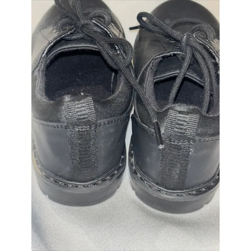 ZARA Kids Black Matte Leather Shoes Size 27EU 10 US Oxford Loafers Dressy school